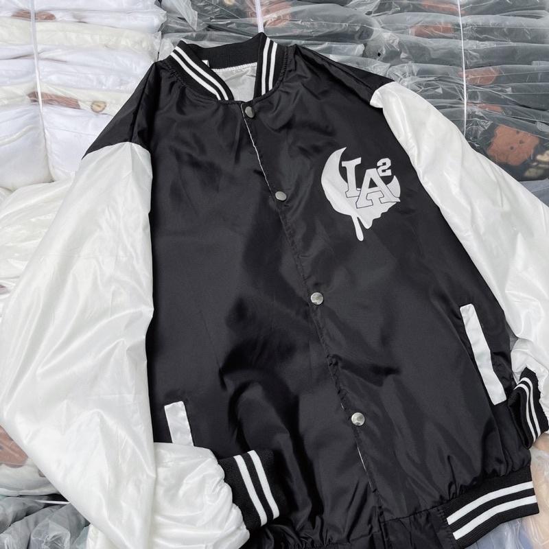 Áo Bomber Dù 2 Lớp Start LA Unisex Nam Nữ Áo Khoác Chất Dù Hình In Sắc nét, Áo Khoác Bomber Jacket Dù 2 Lớp Form Rộng Phối Chữ Nam Nữ Ullzang Unisex, ,áo dù bomber nam nữ cao cấp phong cách hàn quốc