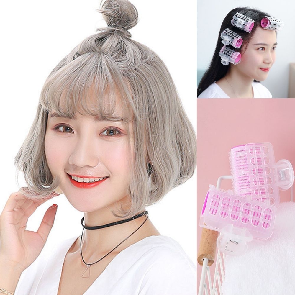 Set 3 lô uốn tóc xoăn sóng tự nhiên, kẹp phồng chân tóc tiện lợi KT30