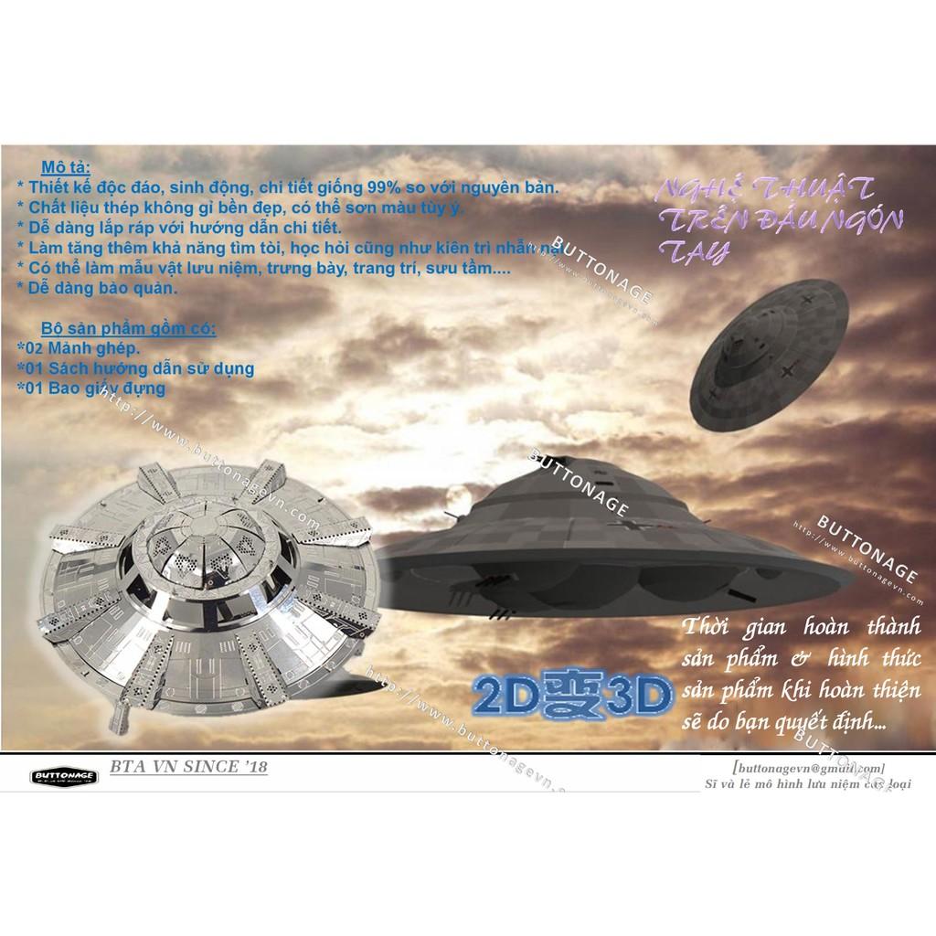 Mô Hình Lắp Ráp 3d Đĩa Bay - UFO