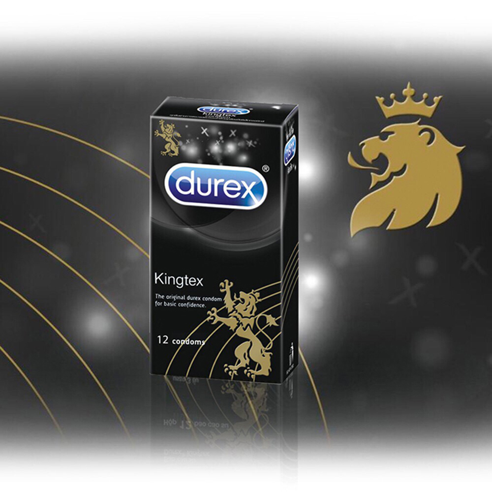Bao cao su Durex Kingtex Combo 2 Hộp 12 BCS kích thước 49mm Thiết kế vừa vặn, ôm sát chống tuột, màu coral san hô Không mùi - Dầu bôi trơn - Hàng chính hãng 100%