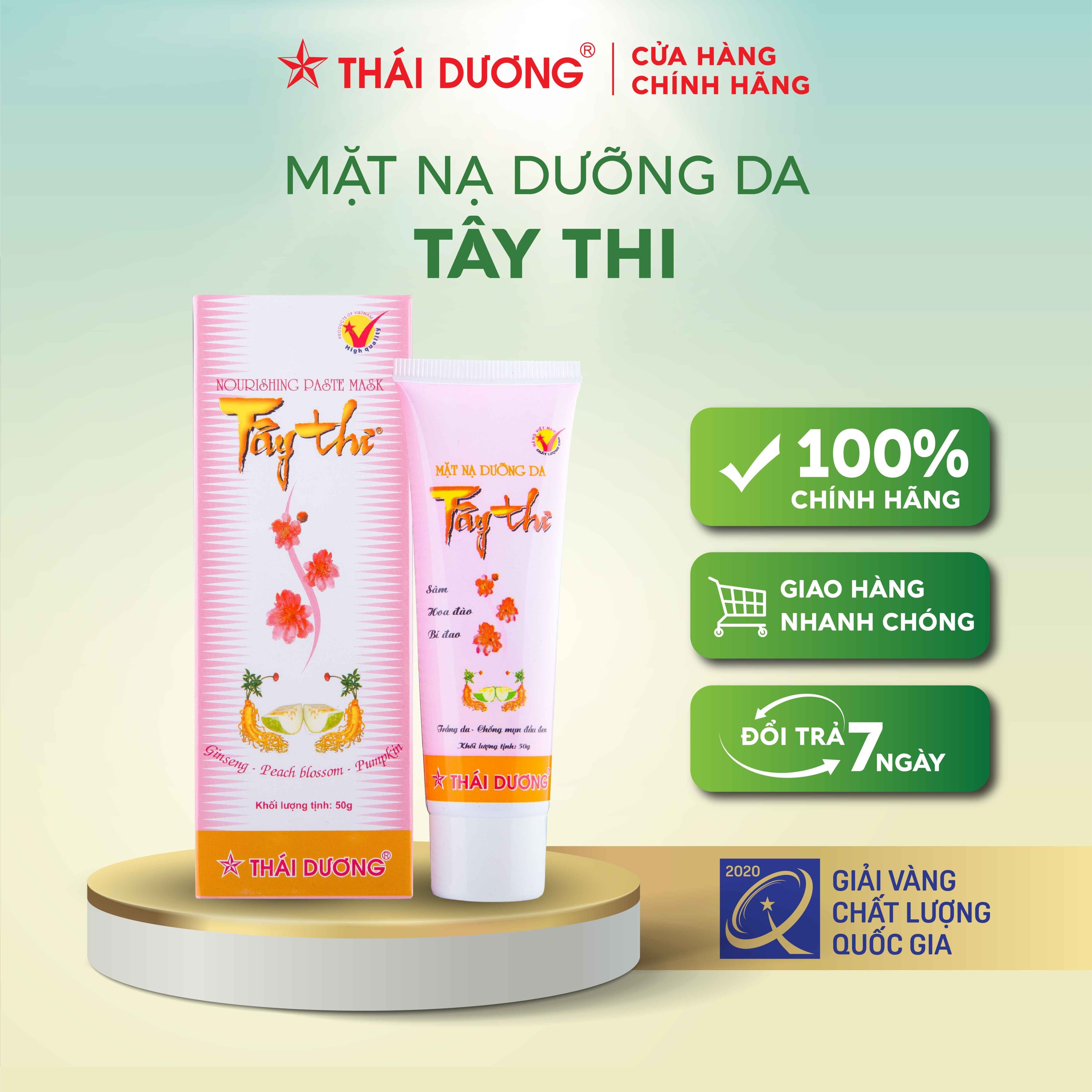 Mặt nạ Tây Thi dưỡng trắng hồng da Sao Thái Dương 50g