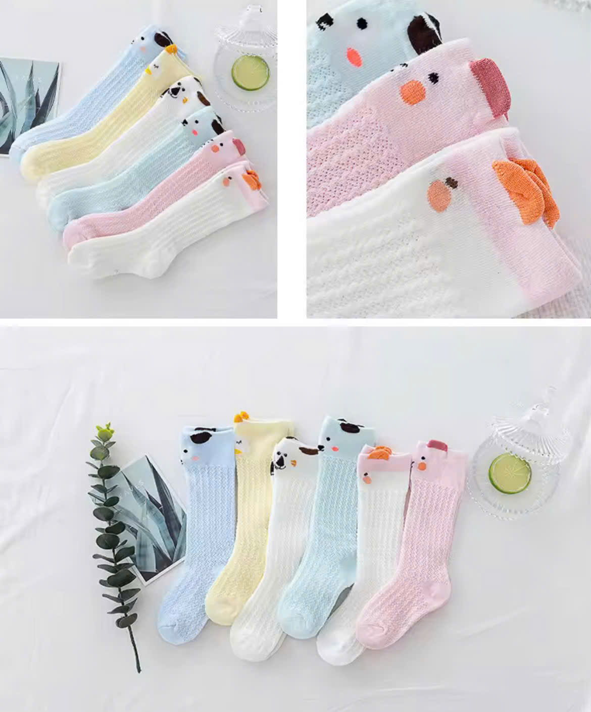 TẤT VỚ MỀM MẠI THÔNG HƠI DỄ THƯƠNG 15 TỪ 0-3 TUỔI DÀNH CHO BÉ SƠ SINH BÉ GÁI