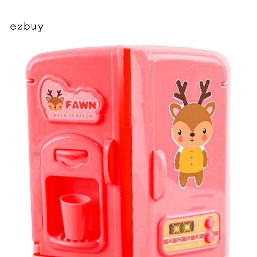 Bộ đồ chơi bàn ghế tủ lạnh nhiều màu sắc giáo dục sớm cho bé