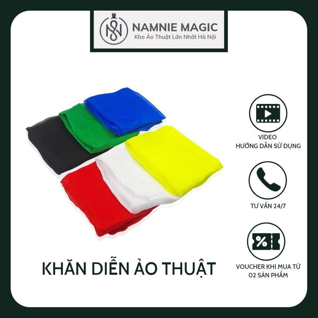 Khăn Vải Biểu Diễn Ảo Thuât,Khăn Đổi Màu, Đạo Cụ Sân Khấu, Khăn lưới kích thước 45x45cm