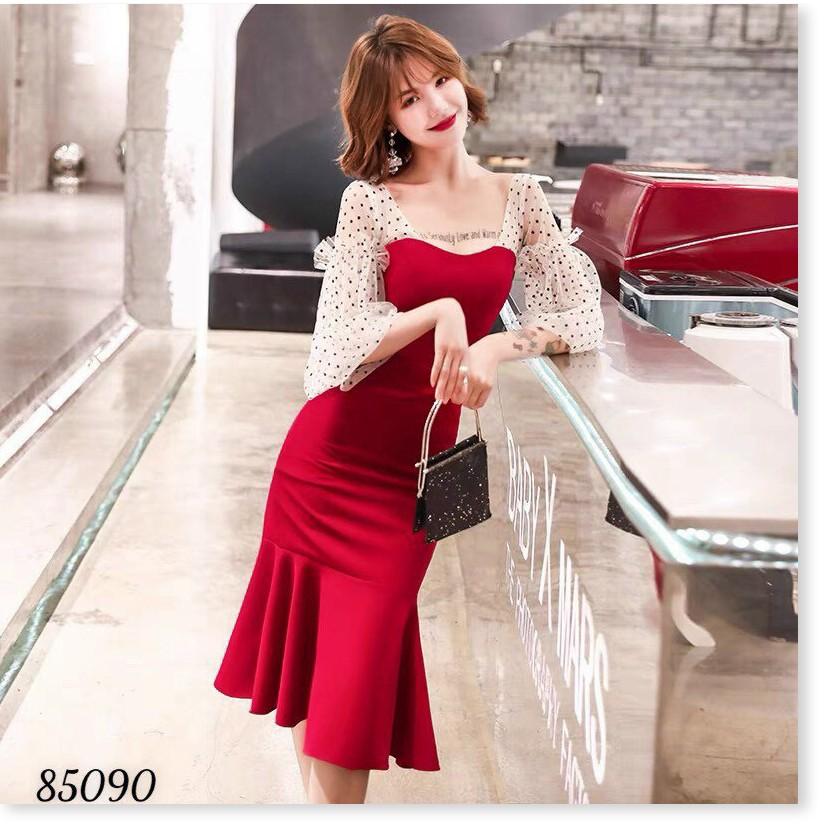 Đầm Umi đuôi cá phối lưới cực sang , tôn dáng đẹp cho chị em THỜI TRANG MỚI NHẤT HIỆN NAY