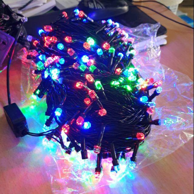 NHÁY LED KIM CƯƠNG NHIỀU MÀU/ 1 MÀU VÀNG- DÀI 10M/ 20M/ 50M- TRANG TRÍ CÂY THÔNG NOEL/ GIÁNG SINH/ QUẤN CÂY