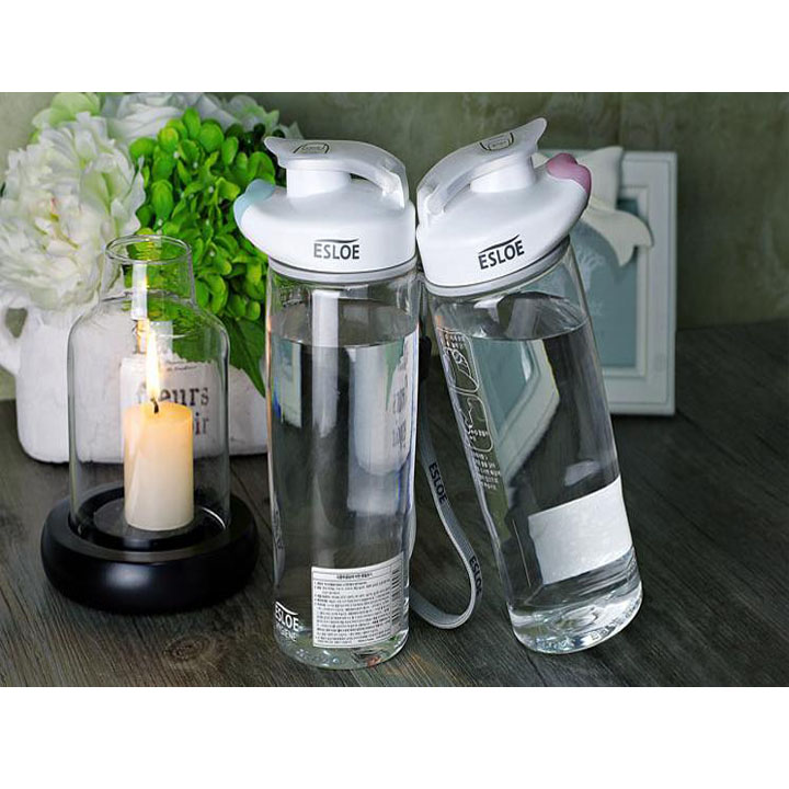 Combo 2 Bình nước nhựa thể thao dung tích 500mL không BPA tiện dụng , an toàn , thân thiện môi trường