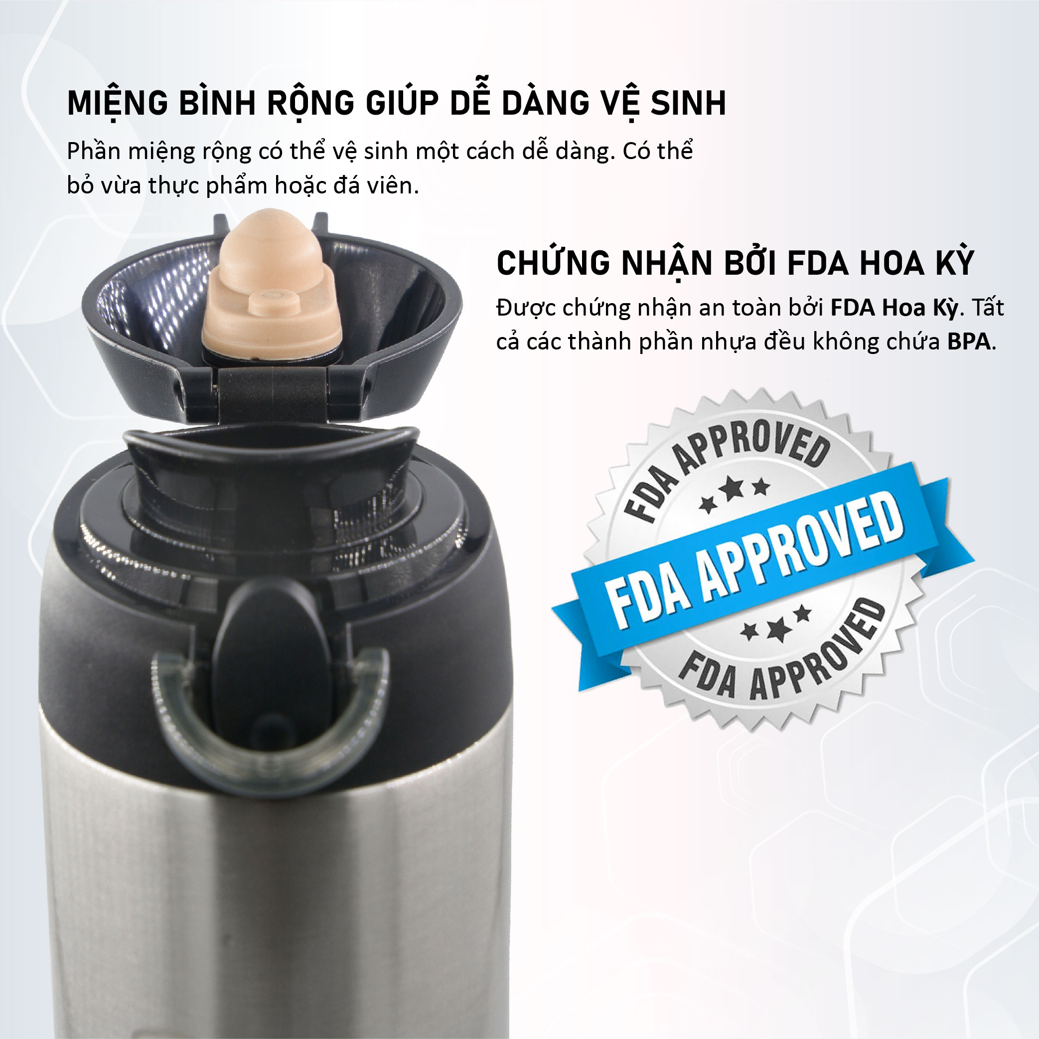 Bình Giữ Nhiệt Nắp Bật La Gourmet Classic -350831