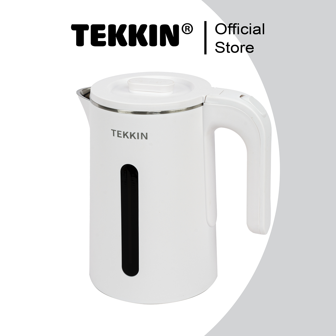 Ấm siêu tốc tự ngắt TEKKIN TI-2845 dung tích lớn 2.3L (dung tích sử dụng 1.8L) 2 lớp công suất 1500W bảo hành 12 tháng - hàng chính hãng