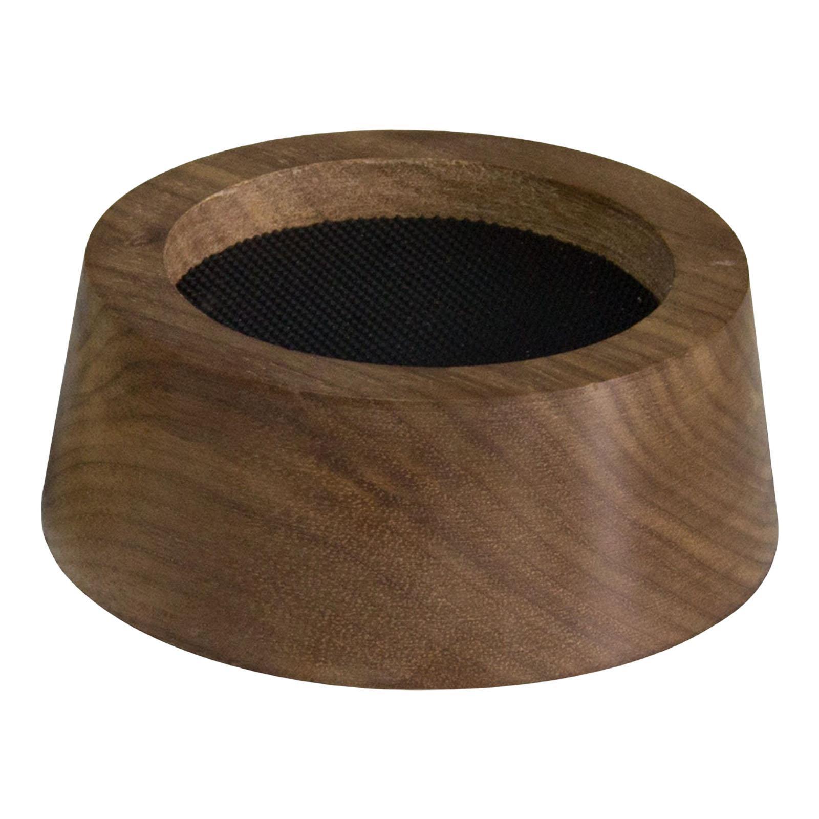 Walnut Wood Coffee Filter Tamper Holder Espresso Tamper Mat Stand for Cafe Western Restaurant Bar