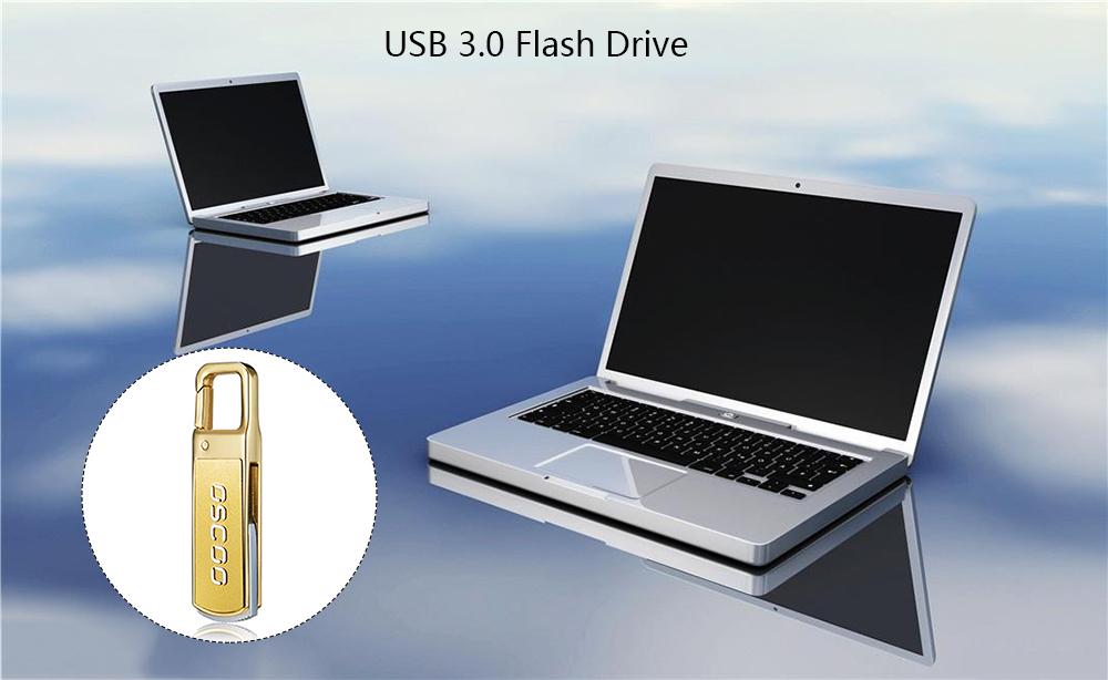  Ổ đĩa flash USB OSCOO USB 3.0 16GB Gậy bộ nhớ Swivel U Disk cho USB Máy tính xách tay Máy tính để bàn Windows XP / 7/8