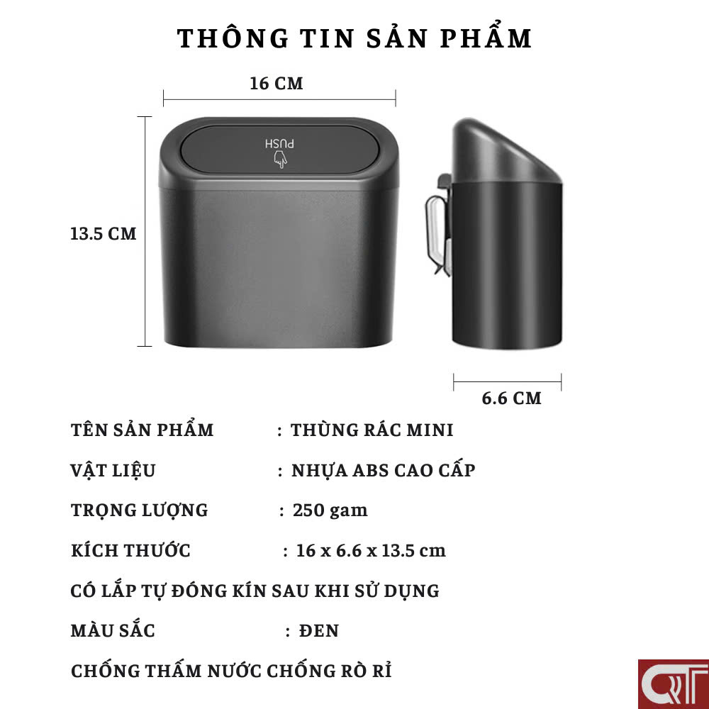 Thùng Rác Đa Năng Gọn Thùng Rác Để Ô Tô Tiện Dụng