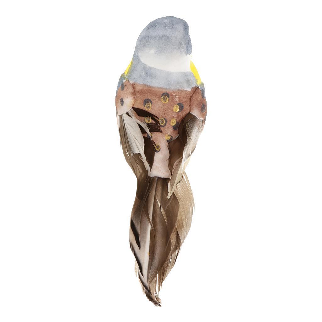 3- Artificial Realistic Birds Figure Outdoor Garden Home Decoration Clamp