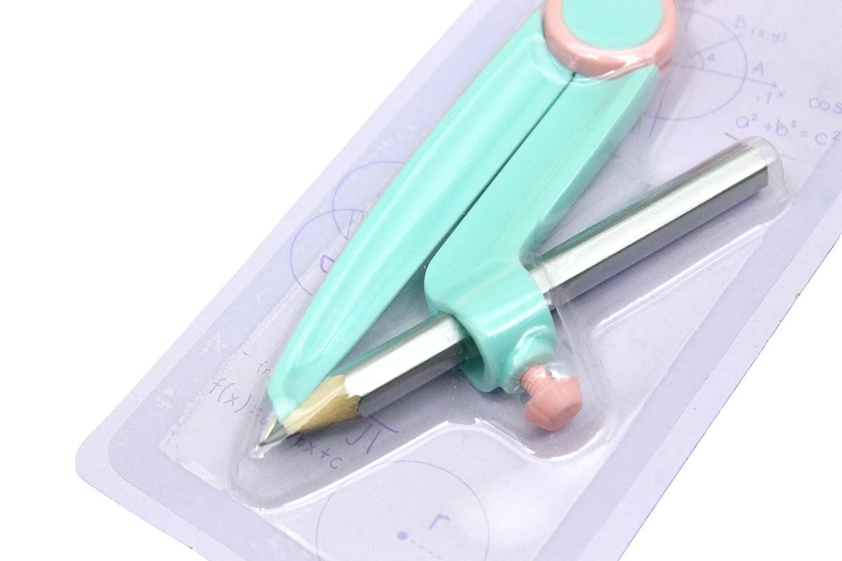 Bộ Compa Kèm Bút Chì Gỗ - Thiên Long C-021 (Mẫu Màu Giao Ngẫu Nhiên)