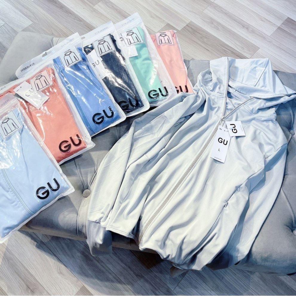 Áo Chống Nắng Nữ GU 2 Lớp vải Thun Mát chống nắng chống tia UV hàng cao cấp