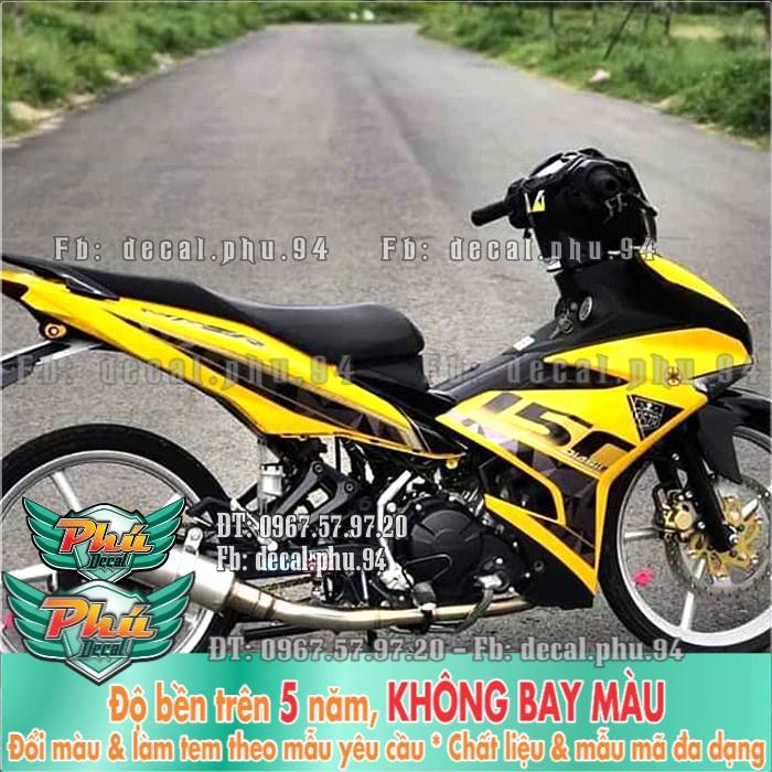 Tem rời EX 150 Y15 ZR 2019 vàng  -1