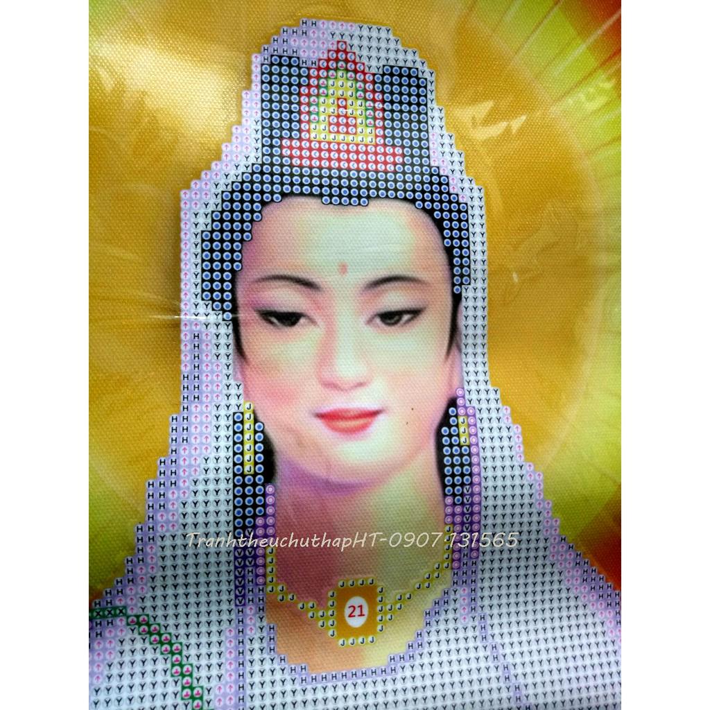 Tranh đính đá Phật Bà Quan Âm VS091 – Tự đính