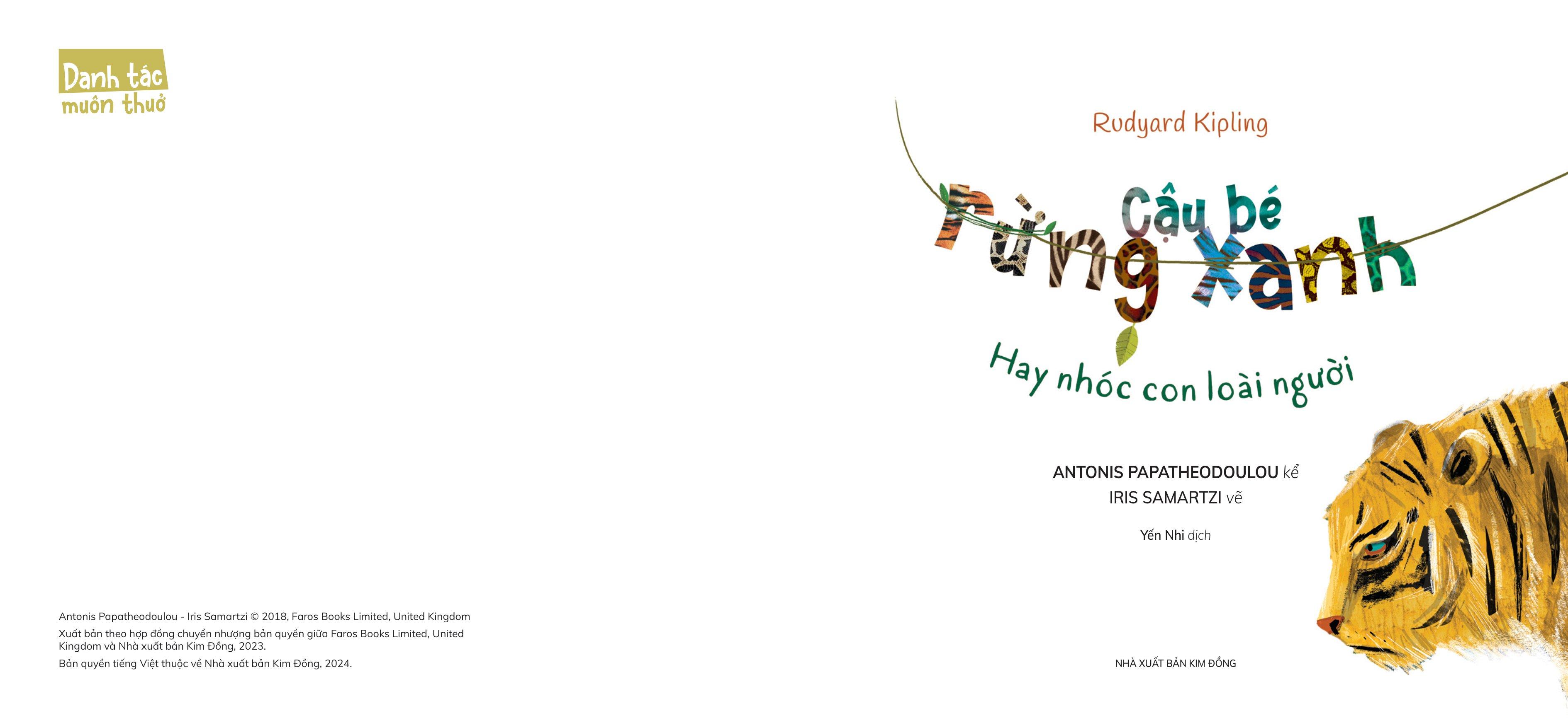 Sách - Danh Tác Muôn Thuở - Cậu Bé Rừng Xanh Hay Nhóc Con Loài Người