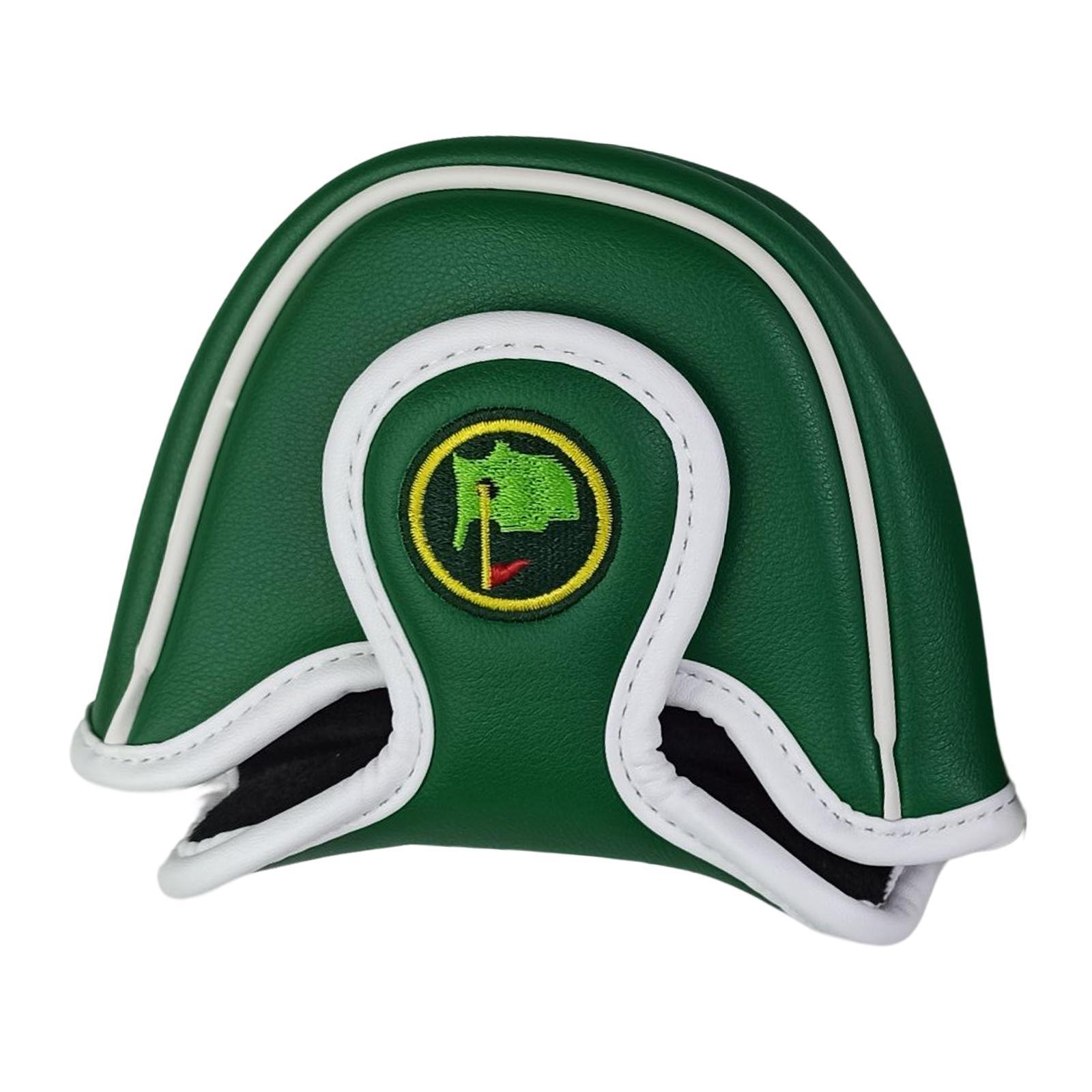 Golf Mallet Putter Head Cover  Closure Durable Waterproof PU Leather
