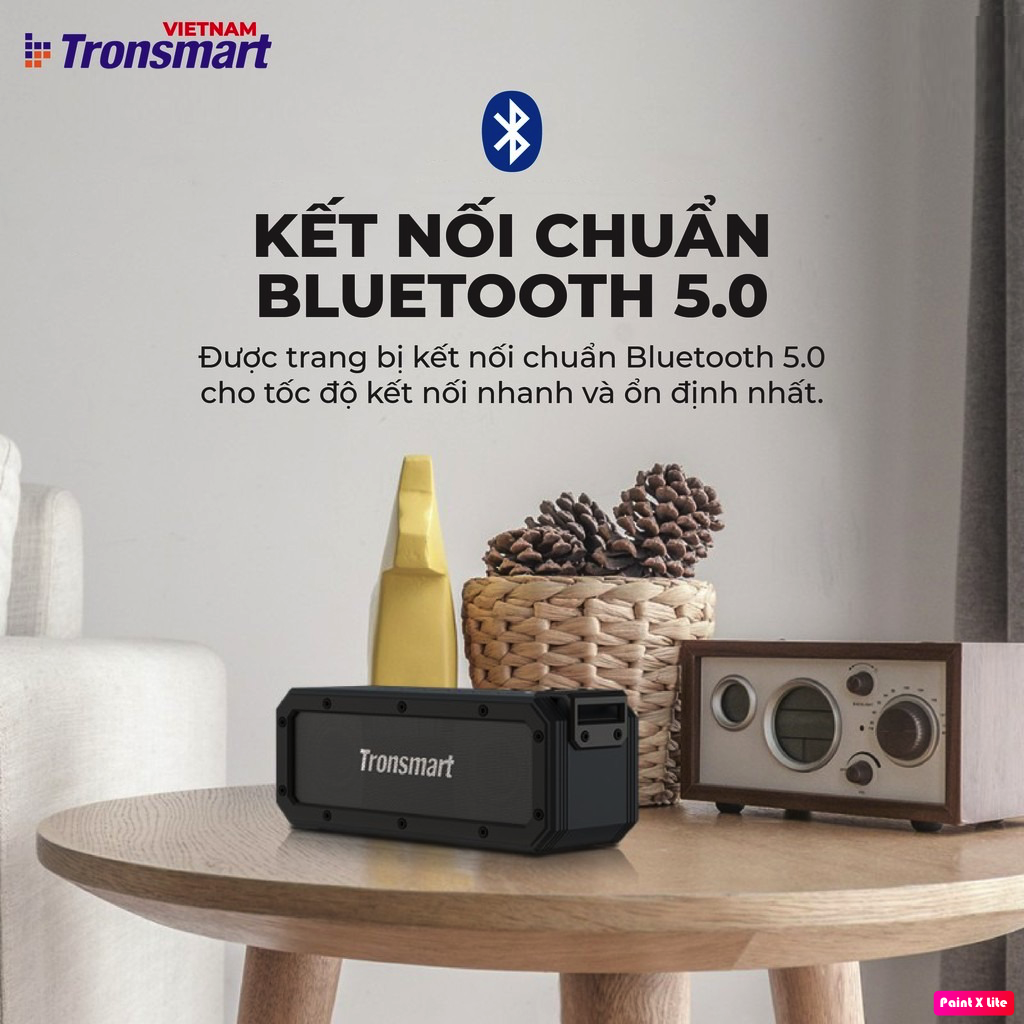 Loa Bluetooth Không Dây Tronsmart Element Force+ 40W v5.0 Công nghệ SoundPulse Chống nước IPX7- Hàng chính hãng