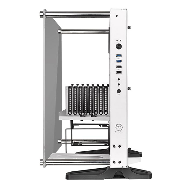 Vỏ Case Máy Tính Thermaltake Core P3 Tempered Glass Snow Edition CA-1G4-00M6WN-05 ATX - Hàng Chính Hãng