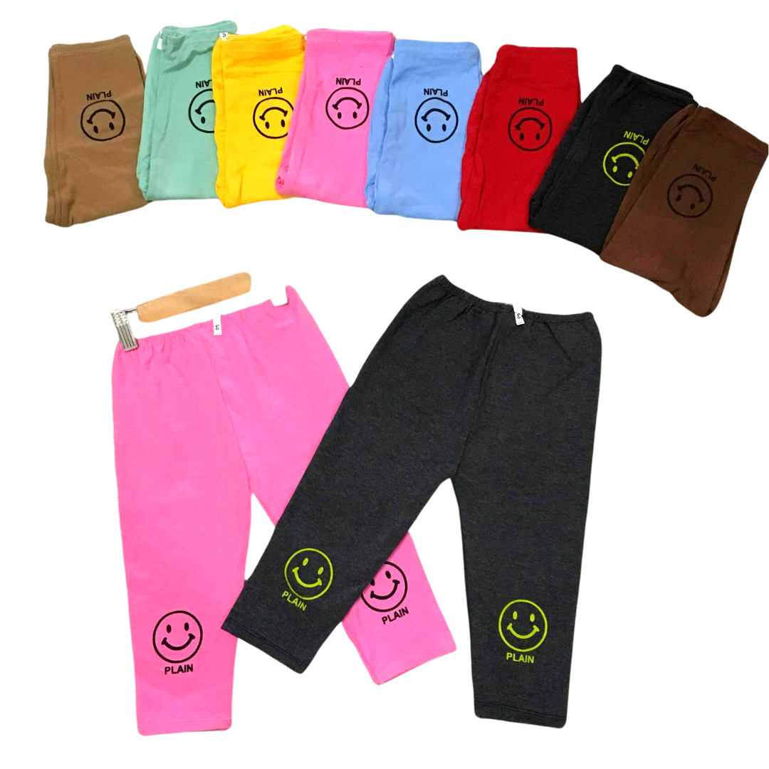 Combo 5 quần legging dài in hình ngộ nghĩnh cho bé gái 8-23kg