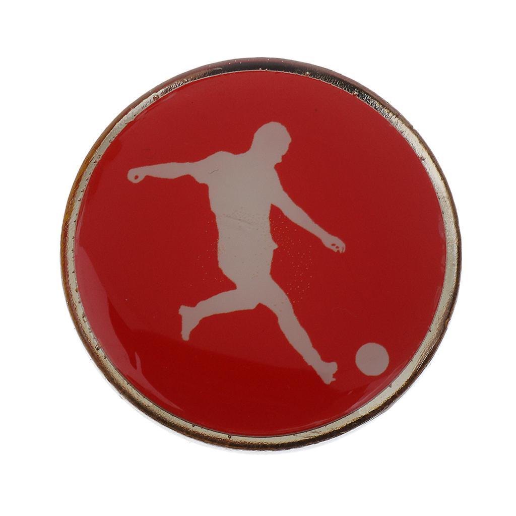 Football Soccer Referee Flip Toss Coin Disc 3.5cm With Metal Whistle