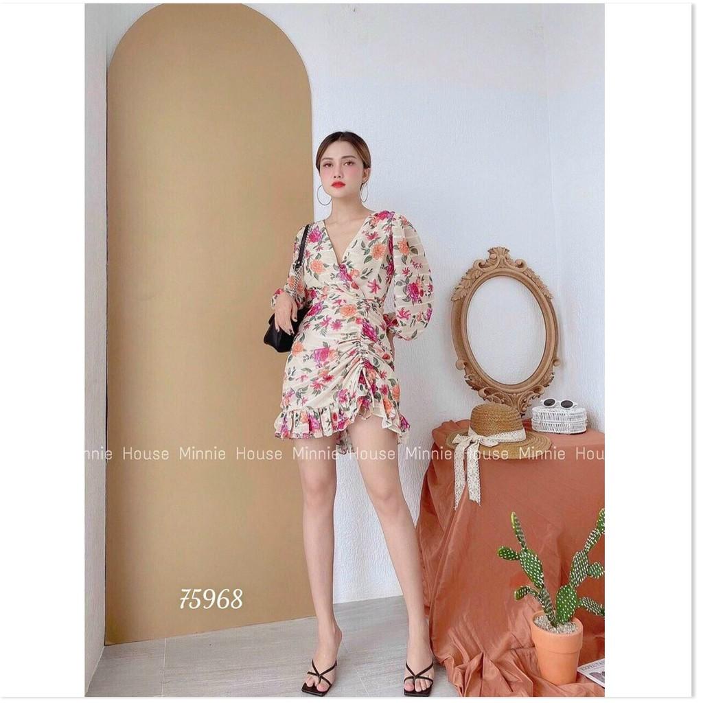 ĐẦM VOAN NHẬT HỌA TIẾT HOA LỤA SIÊU XINH , SIÊU ĐẸP , TÔN DÁNG CHO CÁC CHỊ EM THỜI TRANG NEMO36 STORE