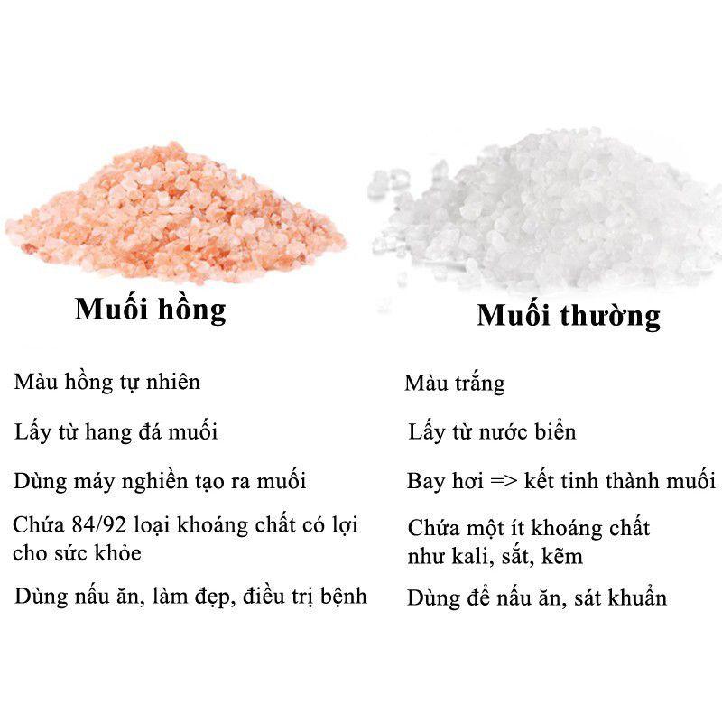 Muối hồng Himalaya dạng Hạt 1kg