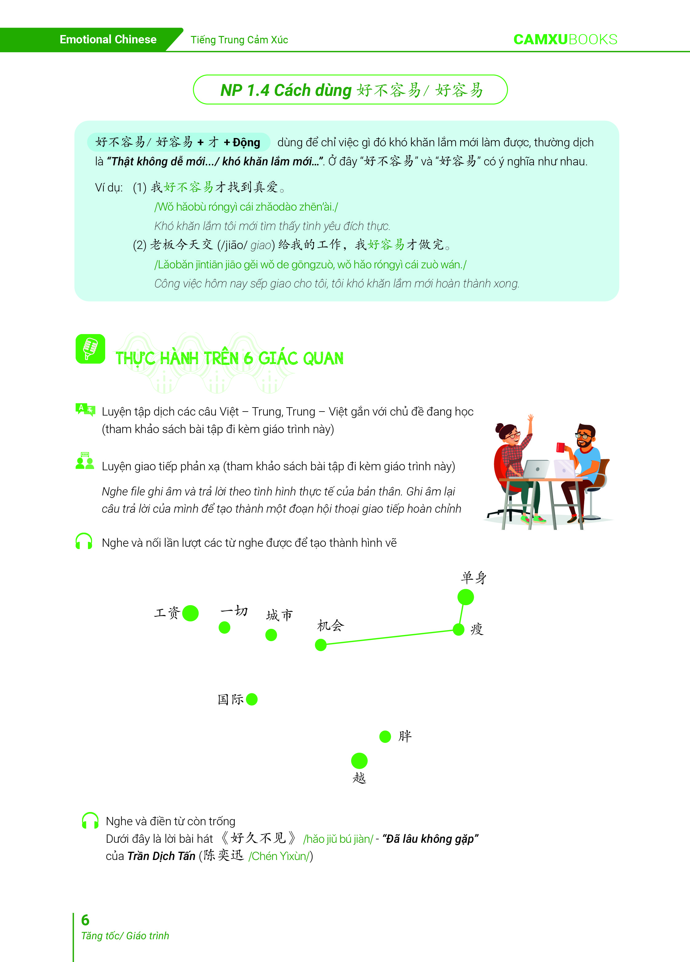 Sách Emotional Chinese Tiếng Trung Cảm Xúc - Tập 2 Tăng Tốc