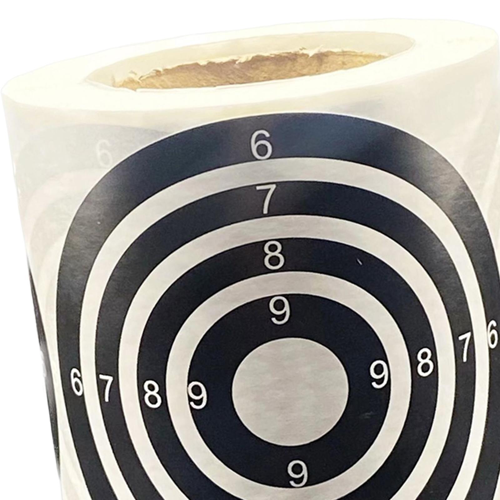 Upgraded Practice Target Stickers Paper Target Roll Paper Target Durable Target for Exercise Hunting Training Accessories