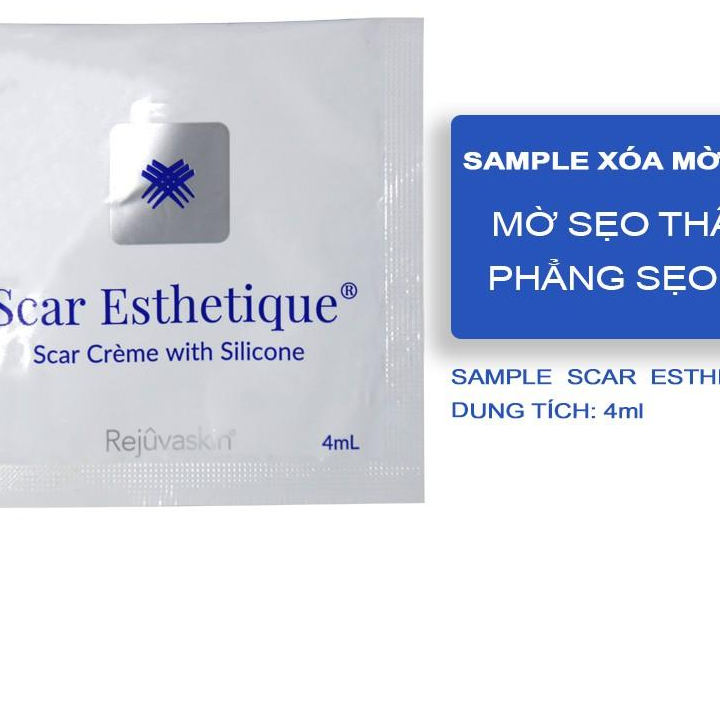 Kem xóa mờ sẹo thâm/ rỗ/ lõm Rejuvaskin Scar Esthetique gói 4ml