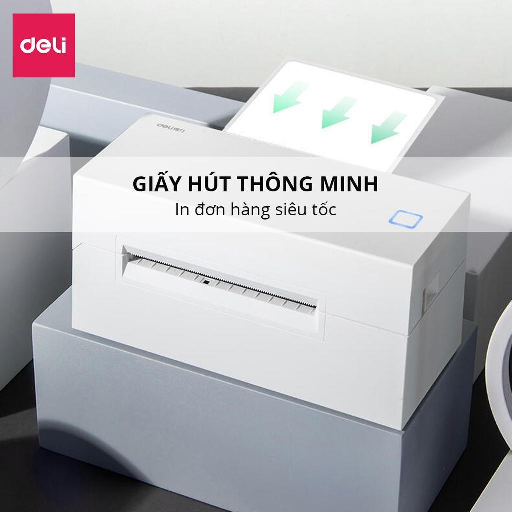 Máy In Nhiệt Deli In Đơn Hàng, Hóa Đơn, Tem Mã Vạch, Logo Tự Dán - Kết Nối USB, Tốc Độ In 1 Đơn/s - DL-760D