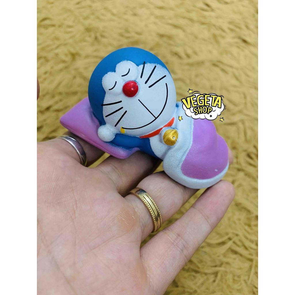 Mô hình Nobita nằm ngủ - Doraemon cầm bánh - Bánh rán Dorayaki - Doremon nằm ngủ - Nobi Nobita Doremon vẫy tay