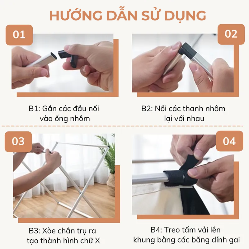 Giỏ đựng quần áo giặt nhiều ngăn,thiết kế chắc chắn, tiện dụng - K1463