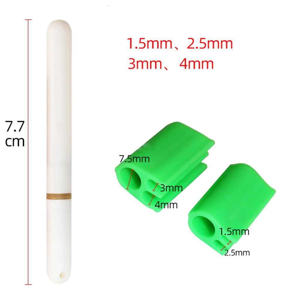 2 Pieces Fishing Rod Luminous Stick Light LED Removable Float Night Tackle