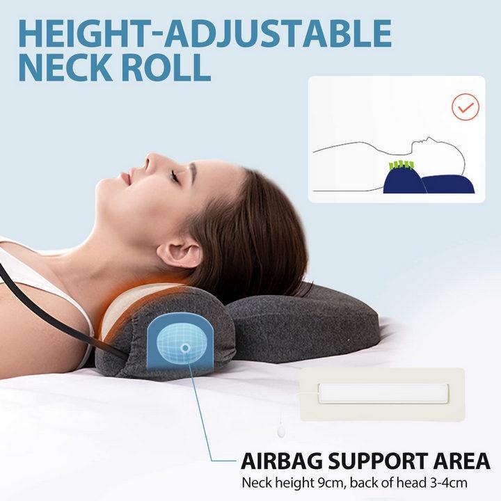 Bộ Gối Nắn Đốt Sống Lưng và Cổ Memory Foam Pillow - Home and Garden