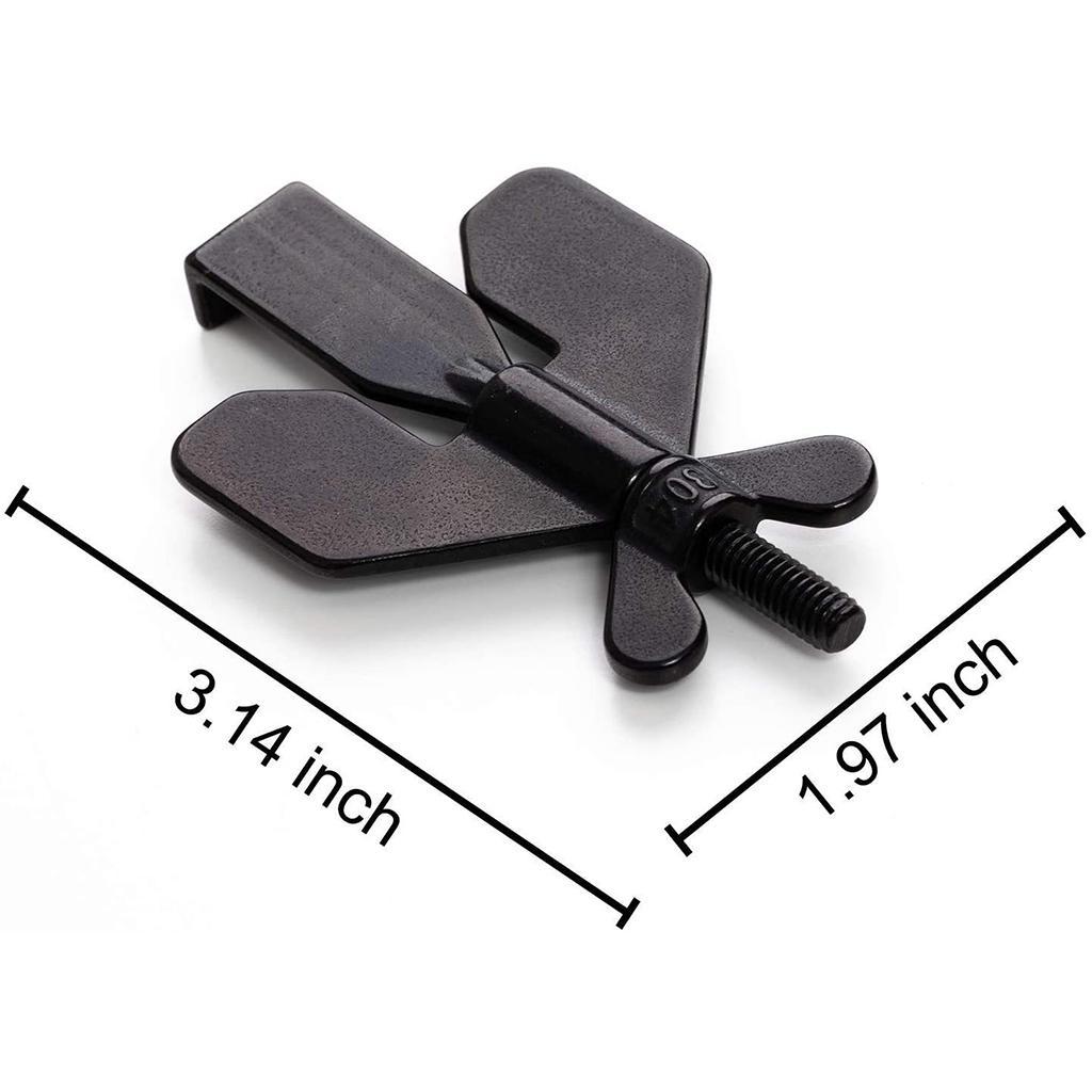 Stainless Steel Small Portable Door Lock  Bedroom  Lock Black