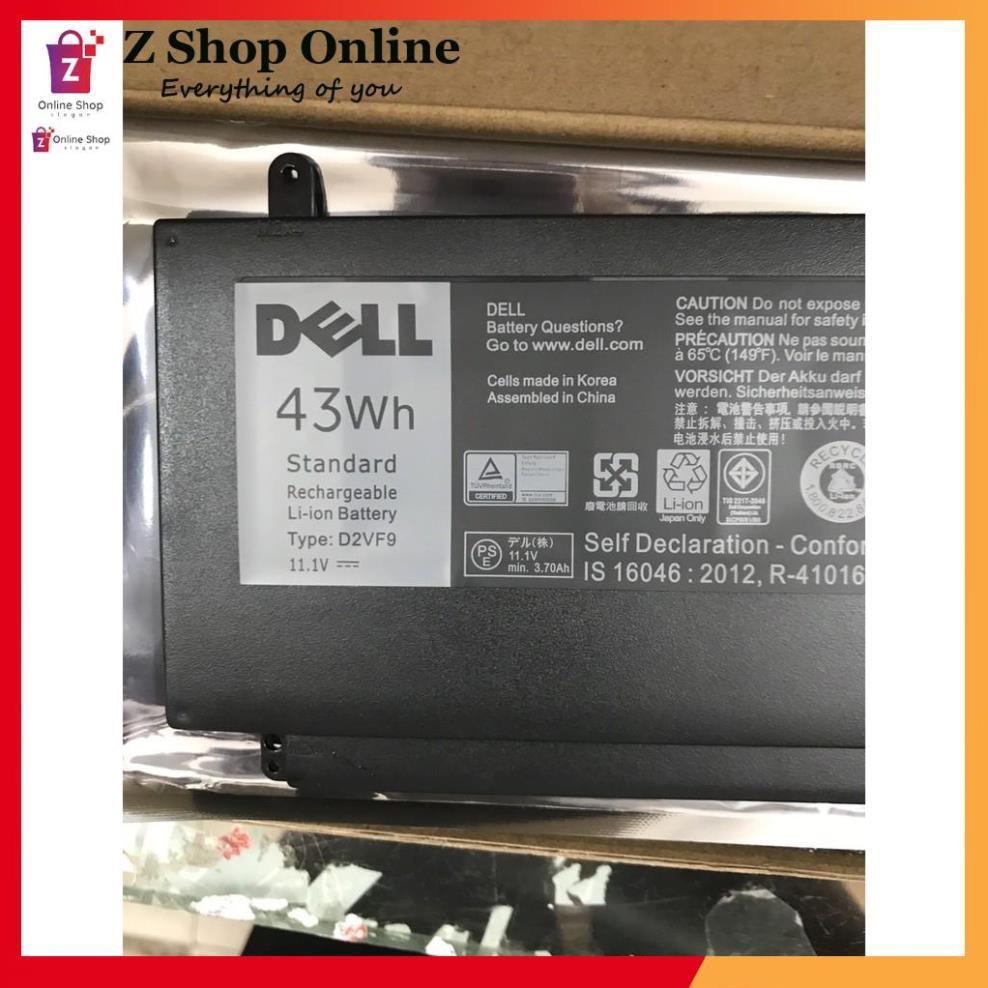 Pin (Original ) Dùng Cho Laptop Dell Inspiron 15 7547 7548 D2VF9 43Wh