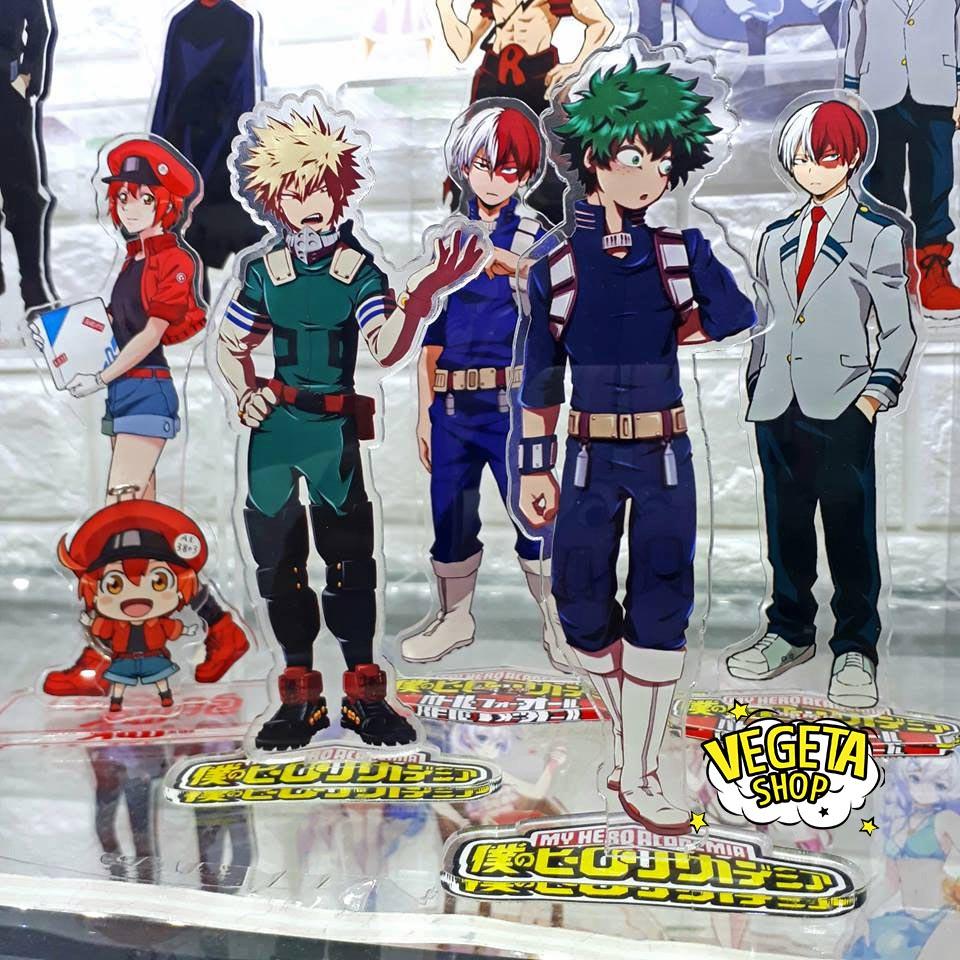 Mô Hình Tượng Standee Acrylic Mica 2 mặt - My Hero Academia Học viện siêu anh hùng - Midoriya Bakugo Todoroki All Might