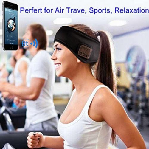 Không Dây Bluetooth Tai Nghe Âm Thanh Nổi Chạy Tai Nghe Chụp Tai Ngủ Tai Nghe Thể Thao Ngủ Âm Nhạc Đầu JOY Thời Trang