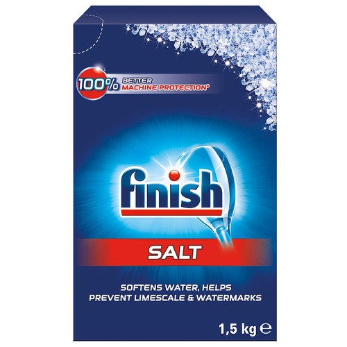 Combo 110 Viên rửa bát Finish All in 1 + 1.5kg Muối rửa bát Finish dùng cho máy rửa chén bát