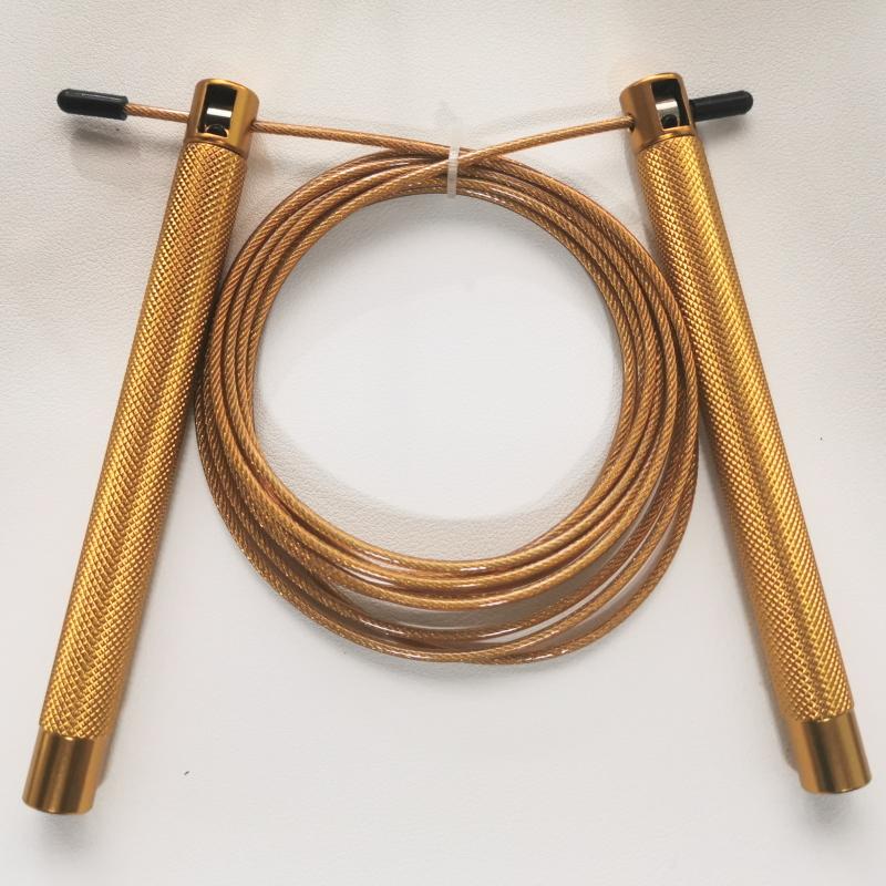 Tốc Độ Nhanh 2.5Mm Đường Kính 3M Nhảy Bỏ Qua Dây Vòng/Phút Hình Nhôm Thể Dục Với Bóng Bay