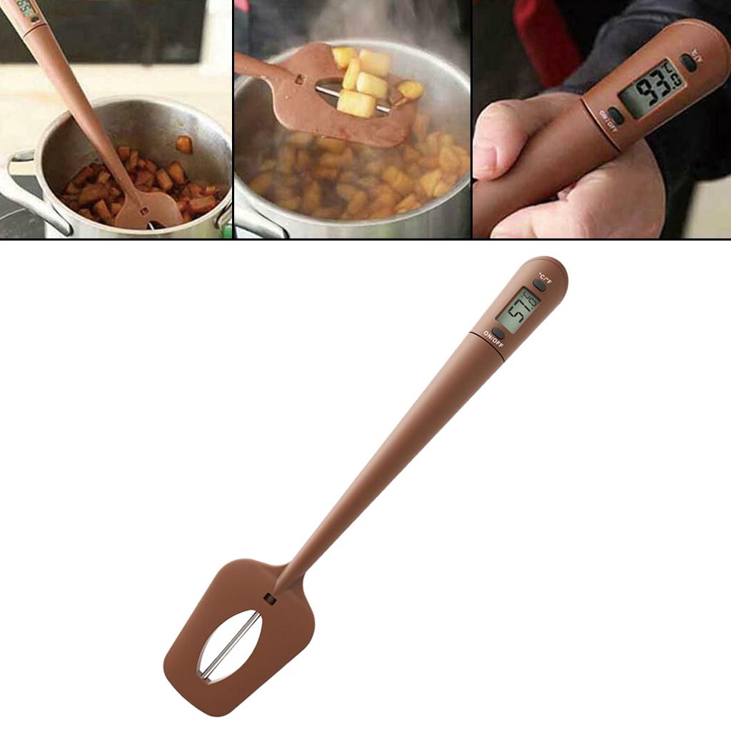 Digital Spatula Thermometer Food Candy BBQ Thermometer for Sauces, Jams
