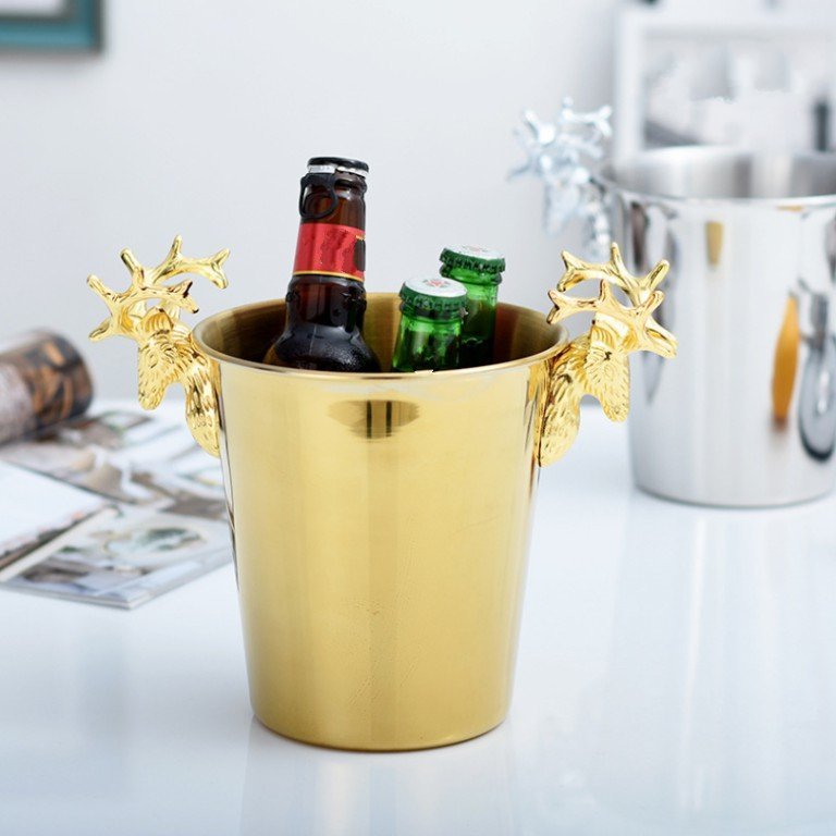 Xô đựng đá phong cách quý tộc ICE BUCKET BRASS RANGIFER