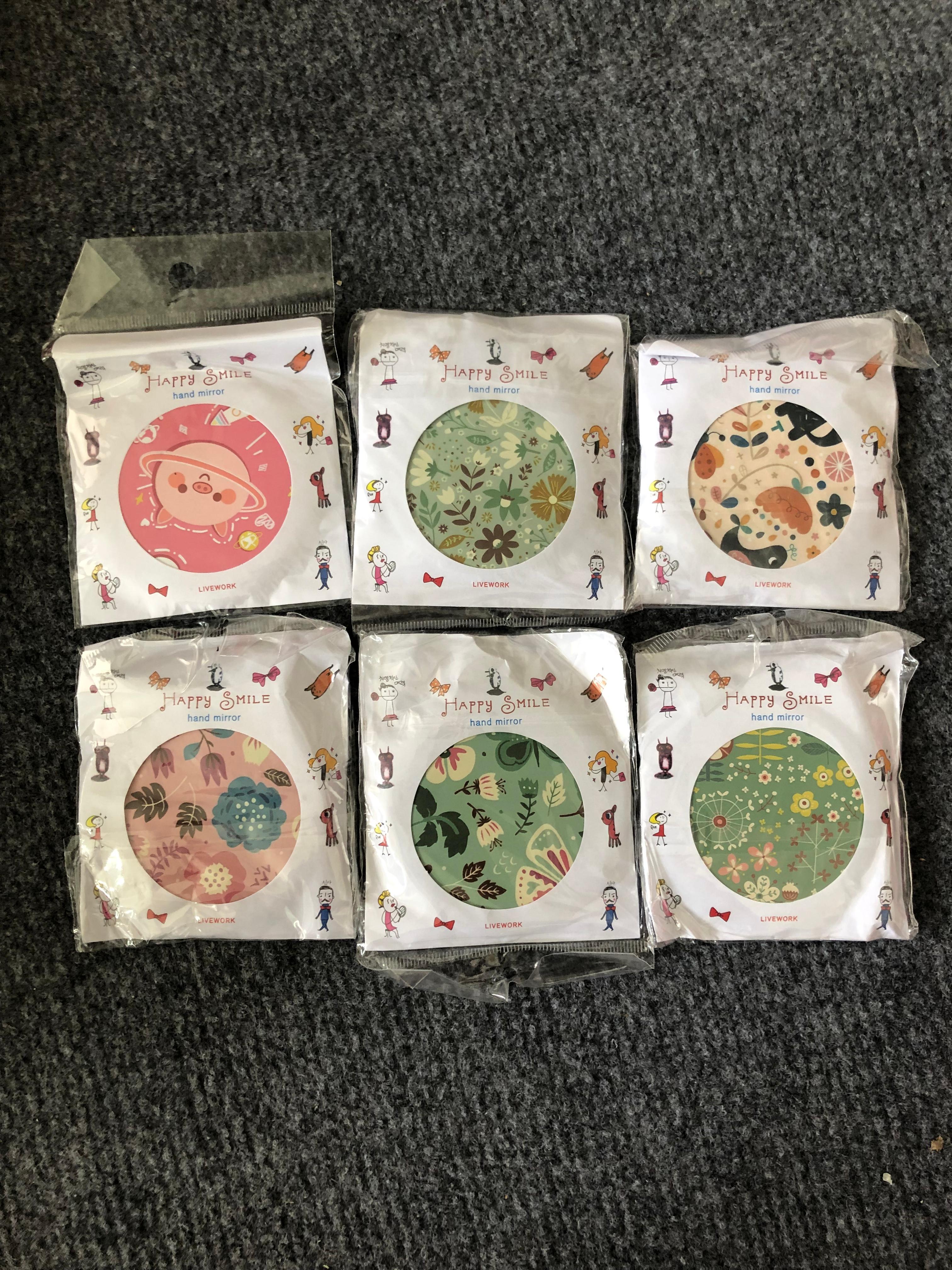 Gương mini Trang Điểm Hàn Quốc Tròn