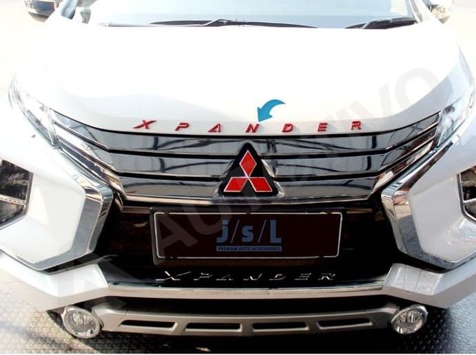 Logo Chữ nổi XPANDER tem dán nắp Capo ô tô Mitsubishi Xpander