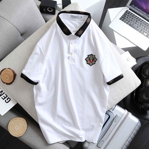 Áo Thun Nam Polo Cổ Trụ Logo Sư Tử