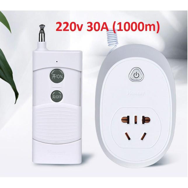 HT-9501 Ổ Cắm Điều Khiển Từ Xa Công Suất Lớn Honest 220v/30A 1000m model 2019