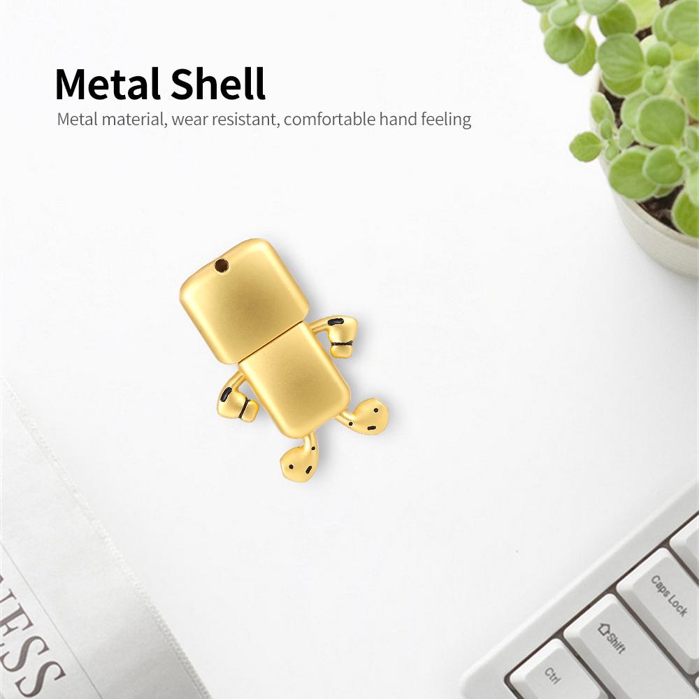 Ổ đĩa flash USB Di động Chống va đập Kim loại U Disk Car USB2.0 Metal cho máy tính để bàn/xách tay